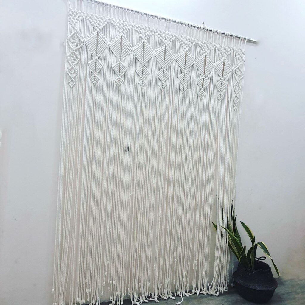 Vách Ngăn, Rèm Cửa Macrame - Nhiều Màu - Kieuhandmadeshop