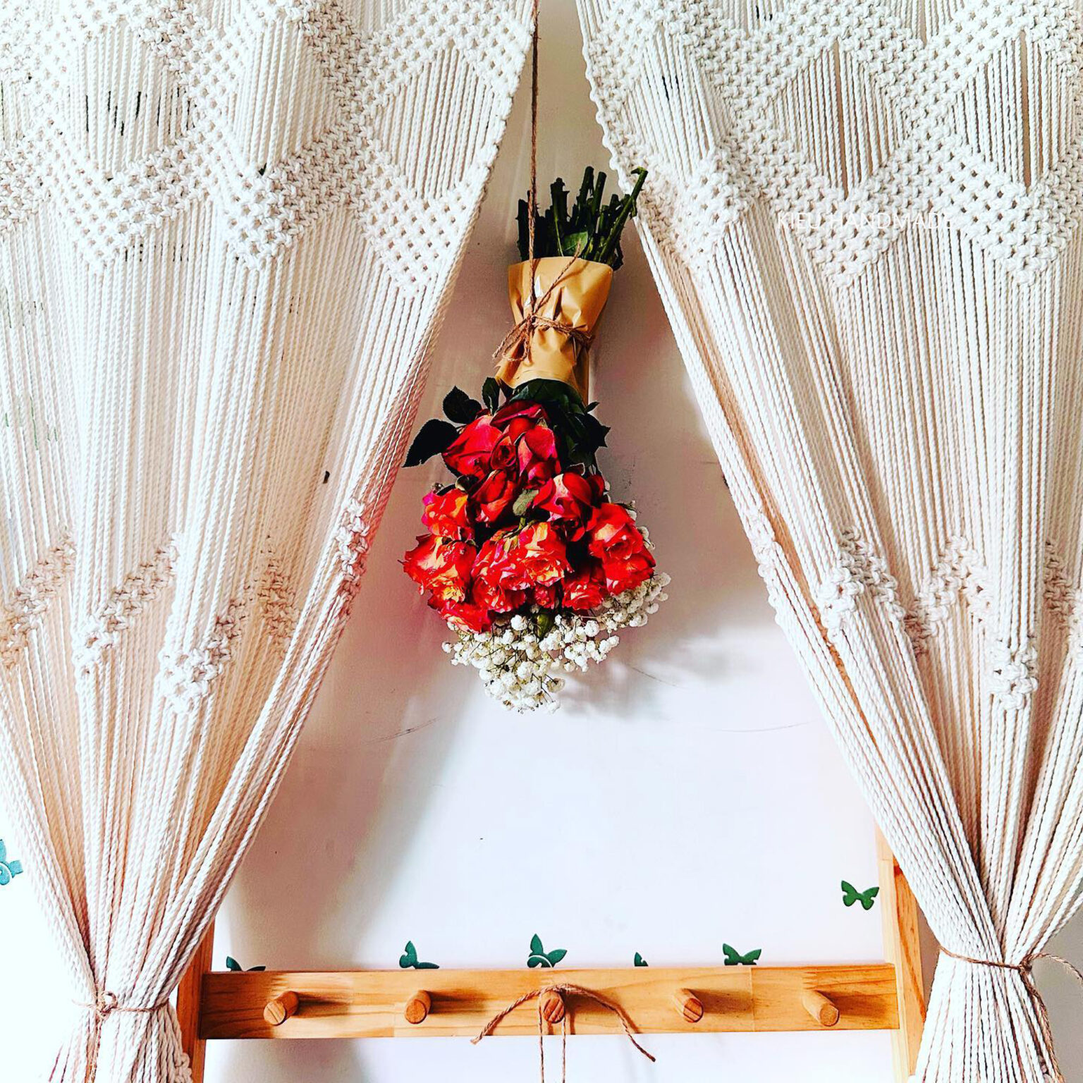 Rèm Ngăn Không Gian Phòng Ngủ Cho Chung Cư - Kieuhandmadeshop