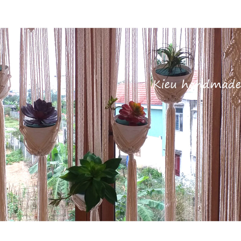 Rèm cửa sổ chống nắng đẹp macrame - Kieuhandmadeshop