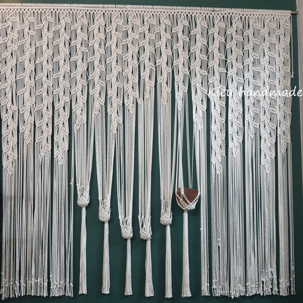 Rèm cửa sổ chống nắng đẹp macrame - Kieuhandmadeshop