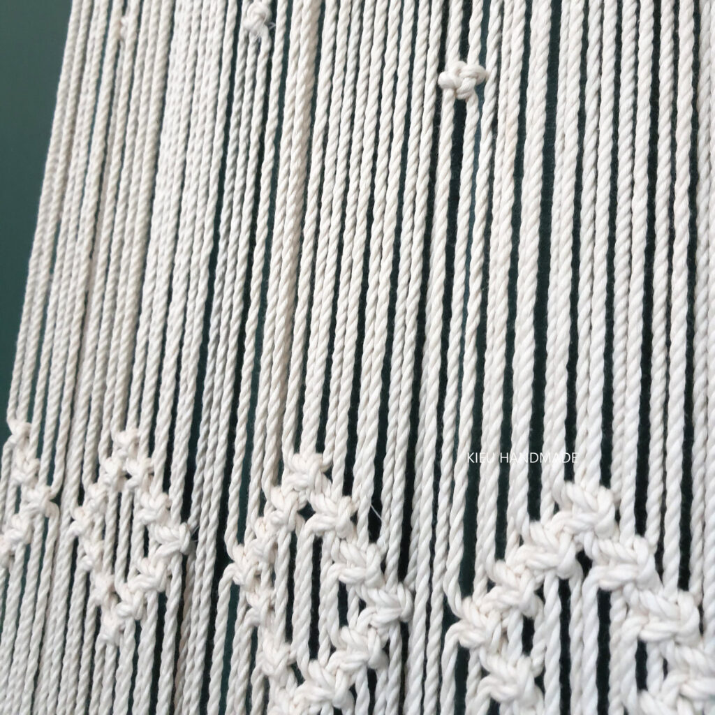 Rèm cửa phòng khách Macrame - Kieuhandmadeshop