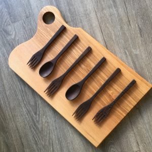 Muỗng nĩa gỗ mun