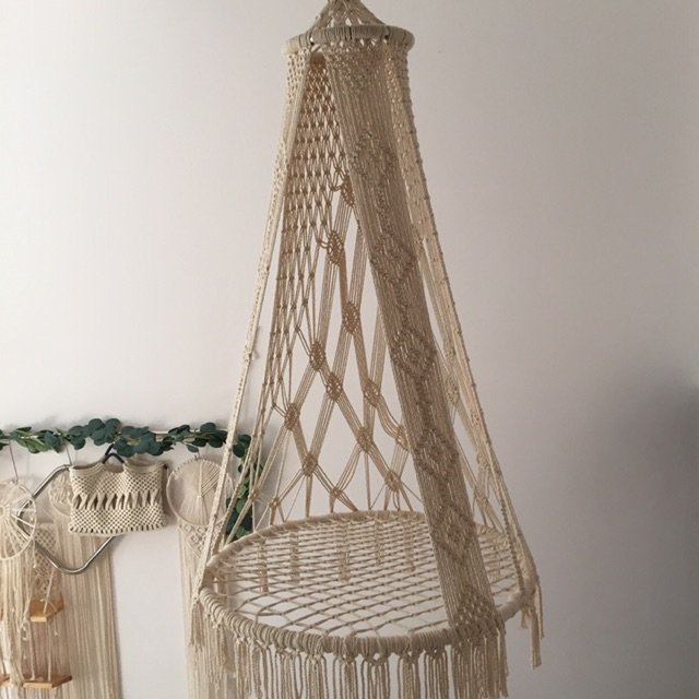 Ghế đu macrame Size lớn - Ảnh 7