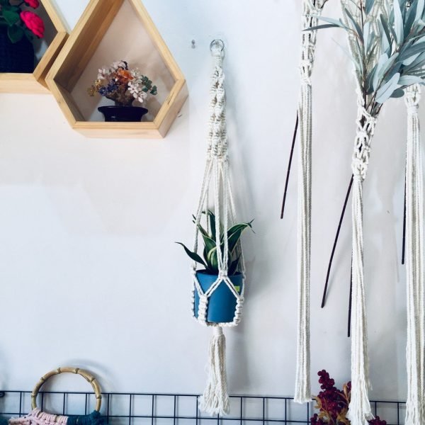 Dây macrame treo chậu cây - Đơn - Ảnh 2