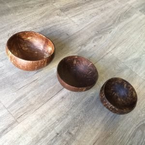 Chén gáo dừa, Tô Gáo dừa Kiều Handmade - rộng 9-14 cm