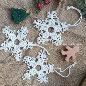 Bông tuyết giáng sinh, bông tuyết trang trí cây thông noel, đồ trang trí giáng sinh, nhà cửa