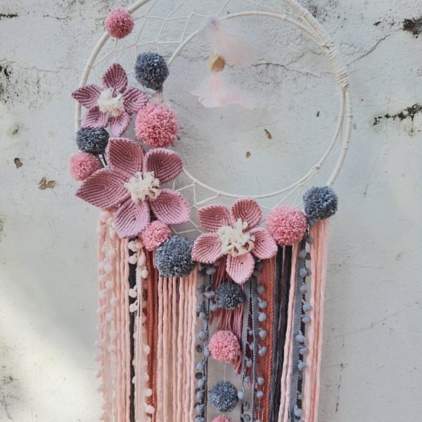 Dreamcatcher Hoa Lily Macrame - Ảnh 2