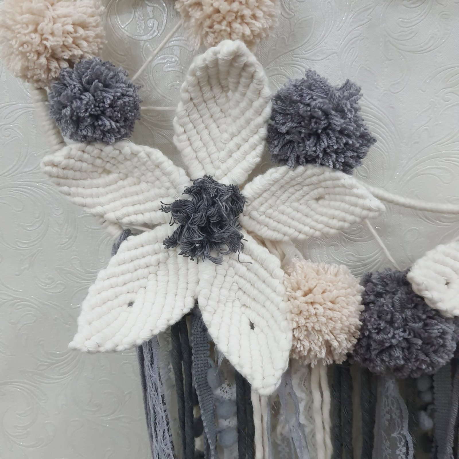 Dreamcatcher Hoa Lily Macrame - Ảnh 6