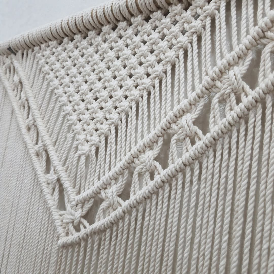 Thảm Macrame Treo Tường .Trang Trí Phong Cách Boho - Ảnh 5