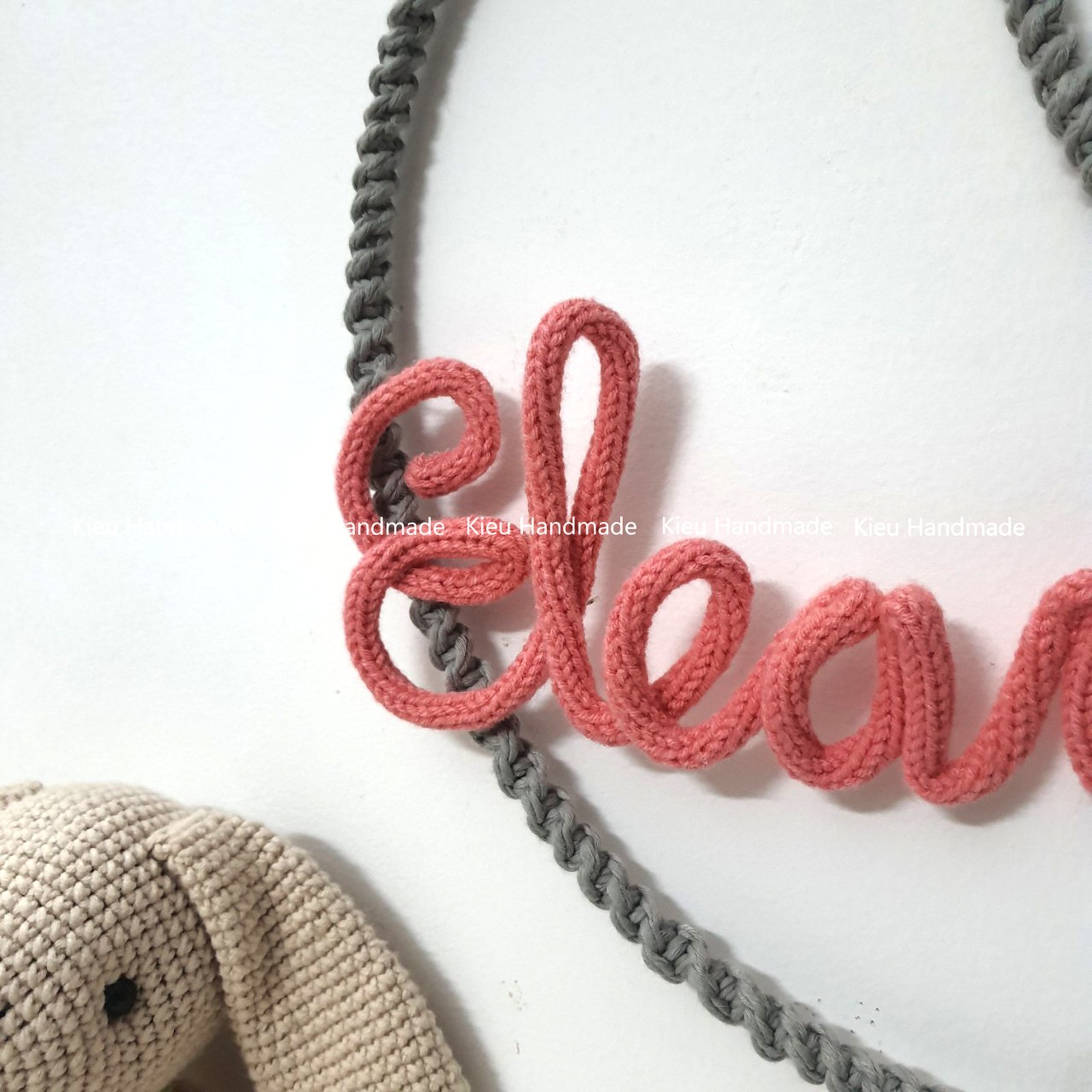 Bảng tên trang trí phòng cho bé trai, bé gái - Kiều handmade - Ảnh 5