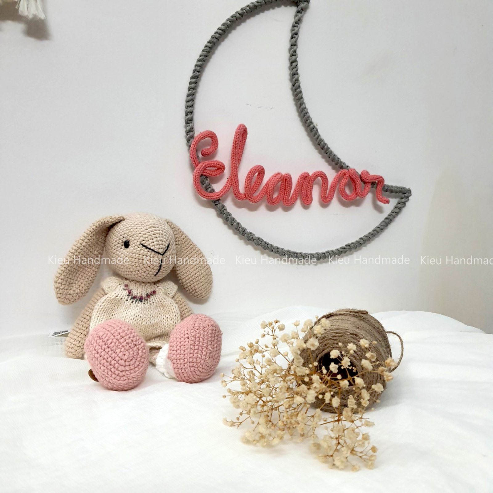 Bảng tên trang trí phòng cho bé trai, bé gái - Kiều handmade - Ảnh 3