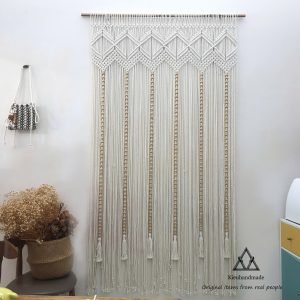 Rèm Macrame làm vách ngăn và trang trí cửa