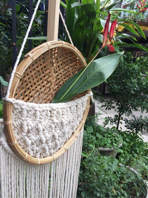 Giỏ Tre trang trí treo tường - Ảnh 7