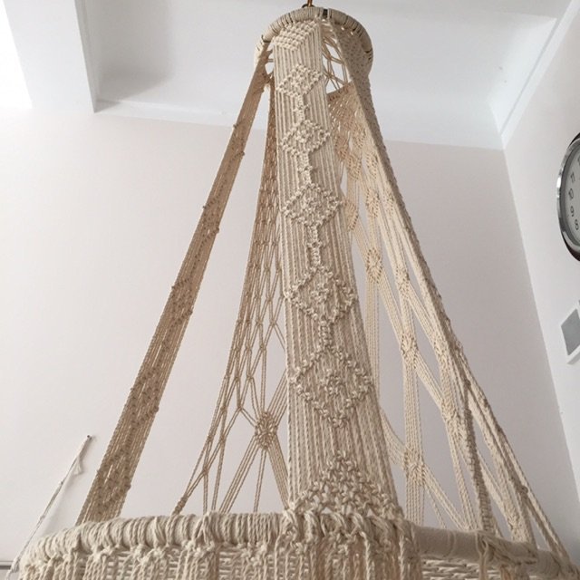 Ghế đu macrame Size lớn - Ảnh 4