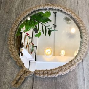 Gương Soi Treo Tường Dây Thừng Macrame