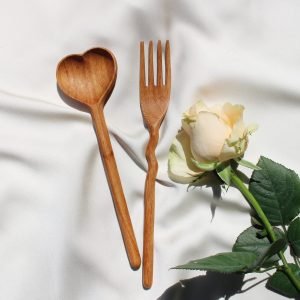 Muỗng Gỗ Trái Tim– Sản phẩm Decor, Vật dụng nhà bếp